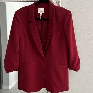 Cinq à Sept Deep Red/Burgundy Blazer